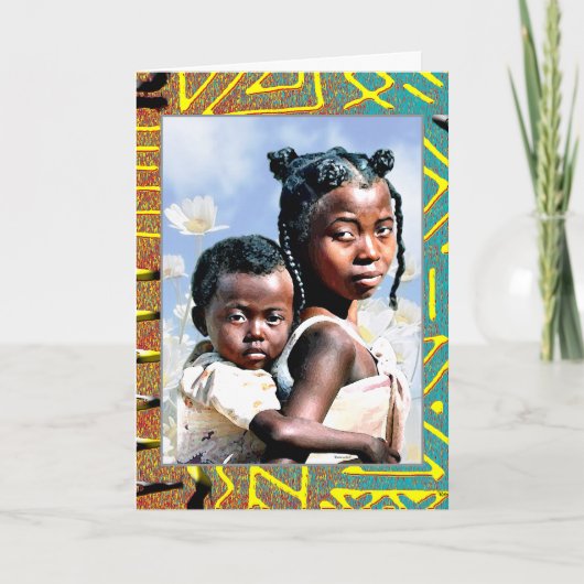 ethnisch feiertagskarte (Vorderseite)