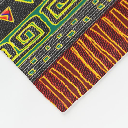 ethnisch fleecedecke (Ecke)