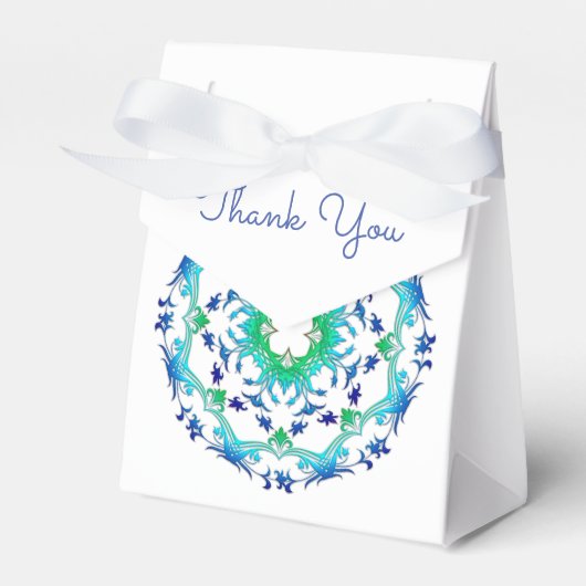 Ethnisch floral Mandala. Geschenkschachtel (Vorderseite)