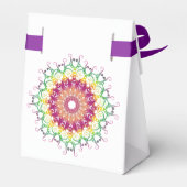 Ethnisch floral Mandala. Geschenkschachtel (Rückseite)