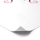 ethnisch florale Multicolor mandala. Poster (Ecke)