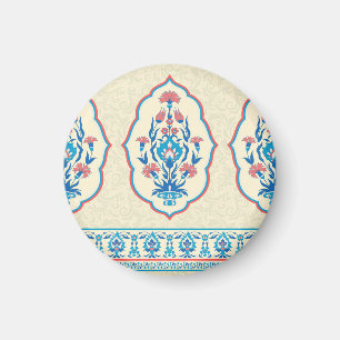 Ethnisch-florale Stoffe: Nahtlose Eleganz Magnet