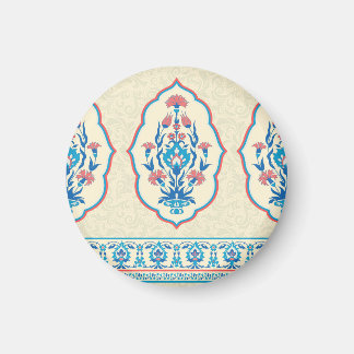 Ethnisch-florale Stoffe: Nahtlose Eleganz Magnet