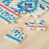 Ethnisch-florale Stoffe: Nahtlose Eleganz Puzzle (Seite)