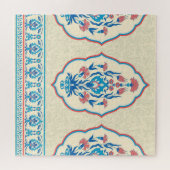 Ethnisch-florale Stoffe: Nahtlose Eleganz Puzzle (Horizontal)