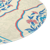 Ethnisch-florale Stoffe: Nahtlose Eleganz Schneidebrett (Ecke)