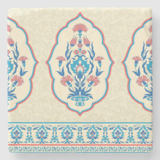 Ethnisch-florale Stoffe: Nahtlose Eleganz Steinuntersetzer