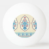 Ethnisch-florale Stoffe: Nahtlose Eleganz Tischtennisball (Rückseite)