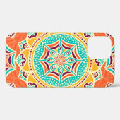 Ethnisch-florales nahtloses Muster Case-Mate iPhone Hülle (Rückseite (Horizontal))