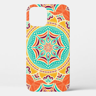 Ethnisch-florales nahtloses Muster Case-Mate iPhone Hülle
