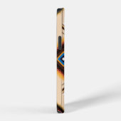 Ethnisch geometrisch: abstraktes Musterdesign. iPhone Hülle (Rechte Seite)