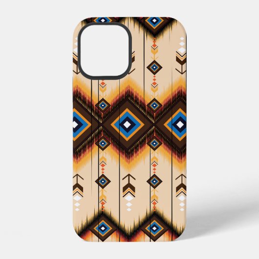 Ethnisch geometrisch: abstraktes Musterdesign. iPhone Hülle (Rückseite)