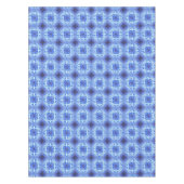 Ethnisch geometrisch blaues Muster Tischdecke (Vorderseite)