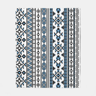 Ethnisch geometrisches Navajo-Dreieckmuster Fleecedecke