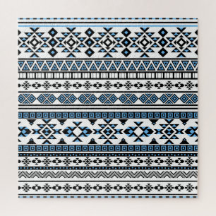Ethnisch geometrisches Navajo-Dreieckmuster Puzzle