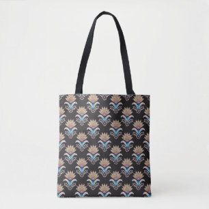 ethnisch geometrisches Paisley-Blumenmuster nahtlo Tasche