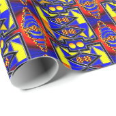 ethnisch geschenkpapier (Rolleneckpunkt)