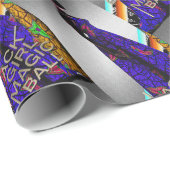 ethnisch geschenkpapier (Rolleneckpunkt)