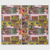 ethnisch geschenkpapier (Flach)