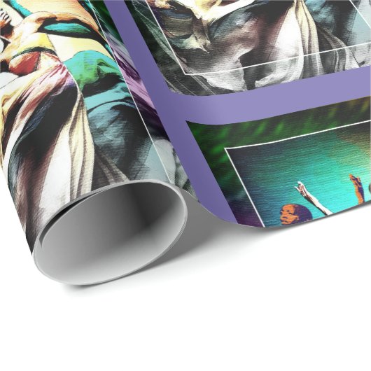 ethnisch geschenkpapier (Rolleneckpunkt)
