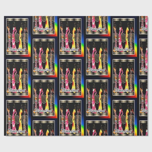 ethnisch geschenkpapier (Flach)