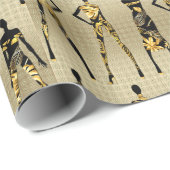 ethnisch geschenkpapier (Rolleneckpunkt)