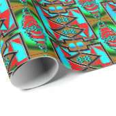 ethnisch geschenkpapier (Rolleneckpunkt)