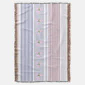 ethnisch, gestreift, Patchwork Decke (Vorderseite Vertikal)