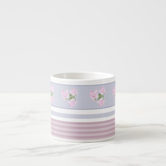 ethnisch, gestreift, Patchwork Espressotasse (Vorderseite)