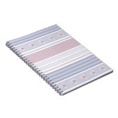 ethnisch, gestreift, Patchwork Notizblock (Rechte Seite)