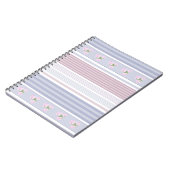 ethnisch, gestreift, Patchwork Notizblock (Linke Seite)