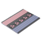 ethnisch, gestreift, Patchwork Notizblock (Linke Seite)