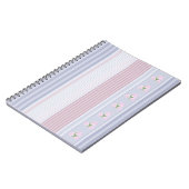 ethnisch, gestreift, Patchwork Notizblock (Linke Seite)