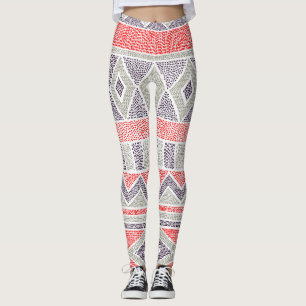 Ethnisch gestreift tribal: Handgefertigt vintage Leggings