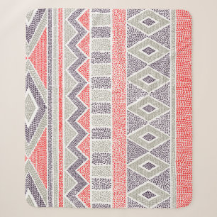 Ethnisch gestreift tribal: Handgefertigt vintage Sherpadecke