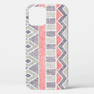 Ethnisch gestreifter Stamm: Handmade Vintag Case-Mate iPhone Hülle