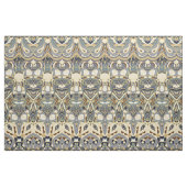 Ethnisch-grünbraune Muster Stoff (Fat Quarter (45,7 x 55,9 cm))