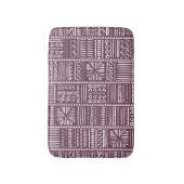 Ethnisch handgezeichnetes Muster: Vintager Stil Badematte (Vorderseite Vertikal)