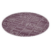 Ethnisch handgezeichnetes Muster: Vintager Stil Schneidebrett (Ecke)