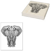Ethnisch-indischer Elefant Gummistempel (Stempel)