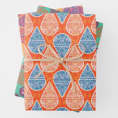 Ethnisch-indisches Muster Geschenkpapier Set (Beispiel)