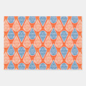 Ethnisch-indisches Muster Geschenkpapier Set (Vorderseite)