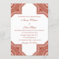 Ethnisch-marokkanische Hochzeitseinladung