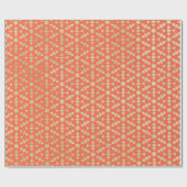 Ethnisch-marokkanisches geometrisches Mosaikmuster Geschenkpapier (Flach)