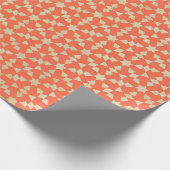 Ethnisch-marokkanisches geometrisches Mosaikmuster Geschenkpapier (Ecke)