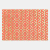 Ethnisch-marokkanisches geometrisches Mosaikmuster Geschenkpapier Set (Vorderseite)