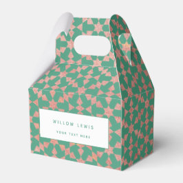 Ethnisch-marokkanisches geometrisches Mosaikmuster Geschenkschachtel