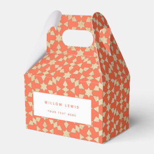 Ethnisch-marokkanisches geometrisches Mosaikmuster Geschenkschachtel