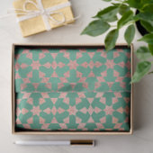 Ethnisch-marokkanisches geometrisches Mosaikmuster Seidenpapier (Geschenk)