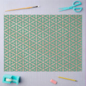 Ethnisch-marokkanisches geometrisches Mosaikmuster Seidenpapier (Basteln)